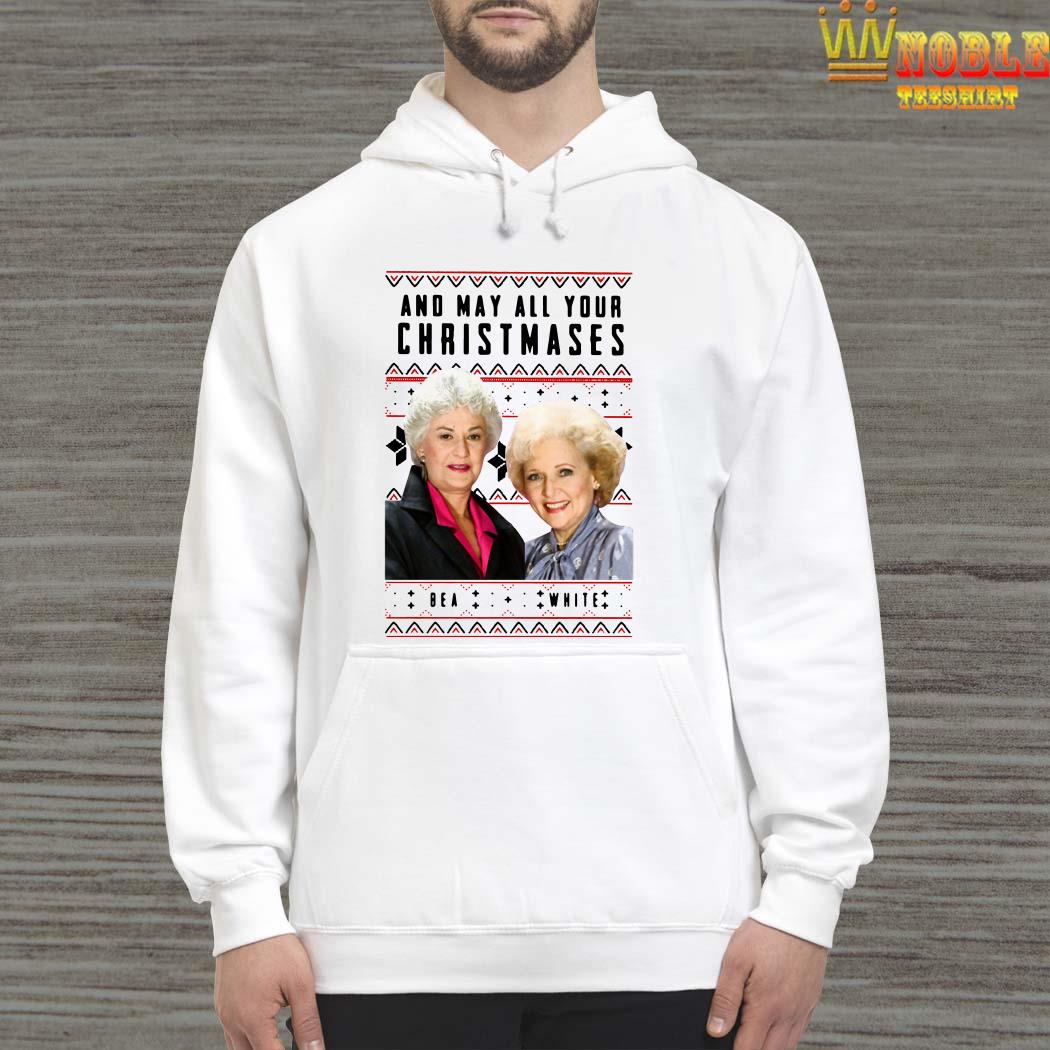 may all your christmases bea white sweatshirt