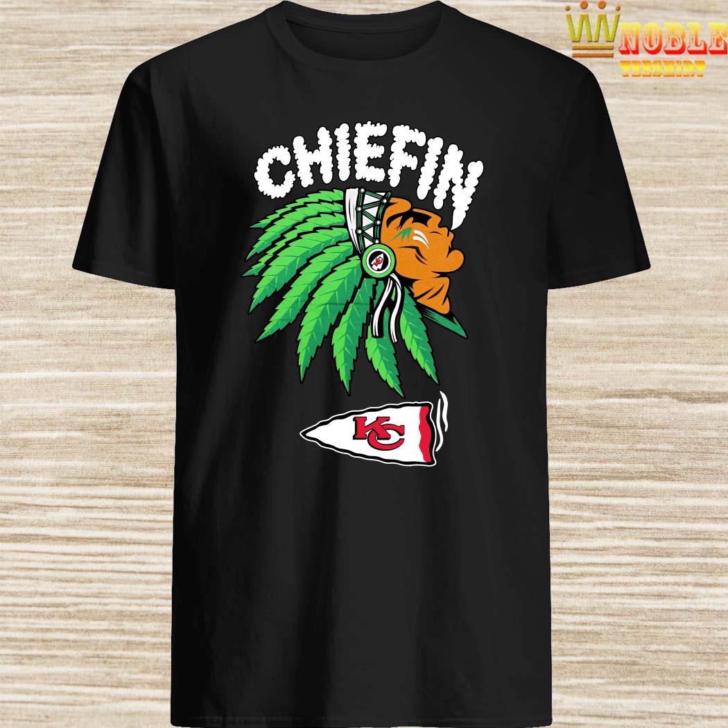 Chiefin Smoke Weed Native American T-Shirt