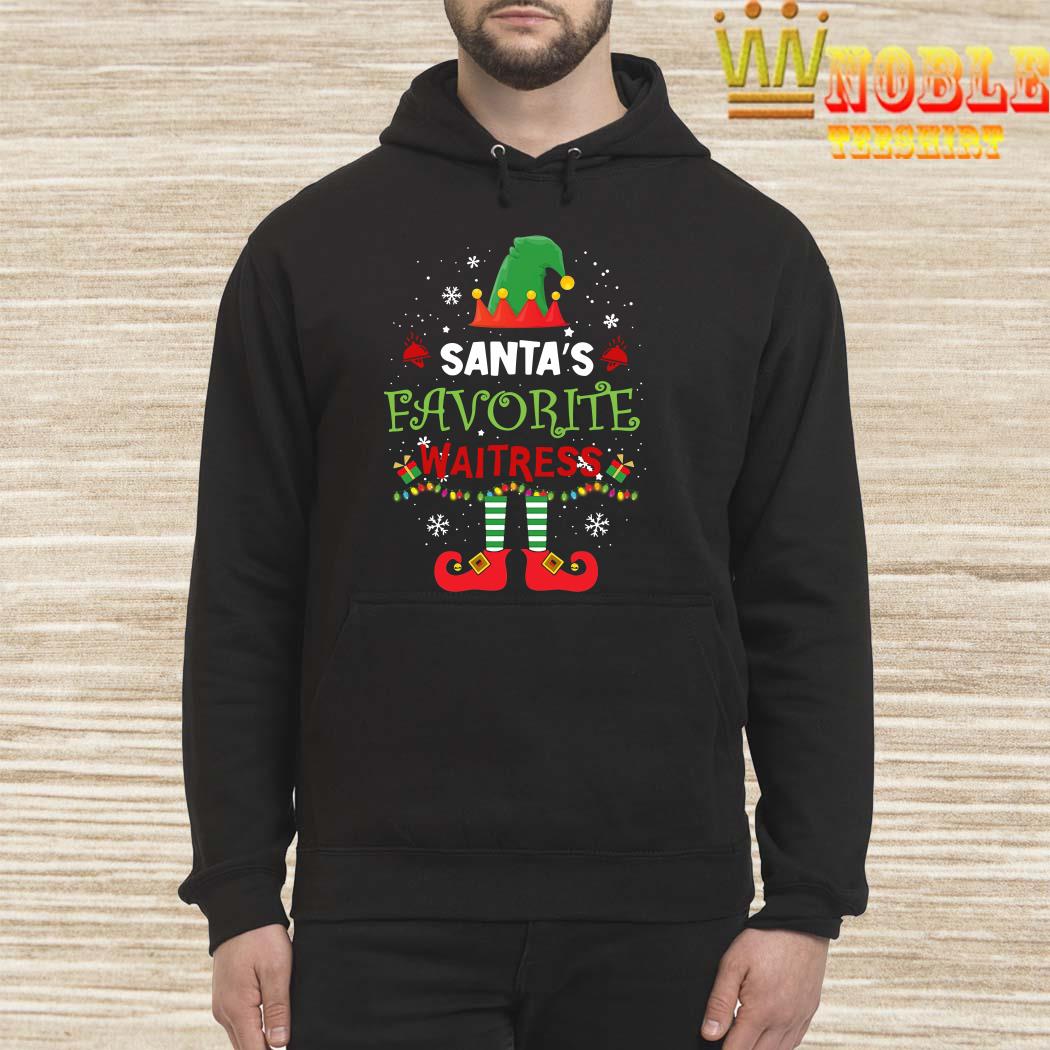 santa's favorite waitress shirt