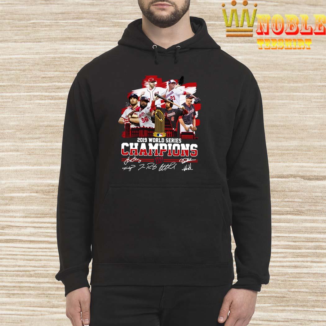 Washington Nationals 2019 World Series Champions Signatures Shirt, Sweater,  Long Sleeved And Hoodie