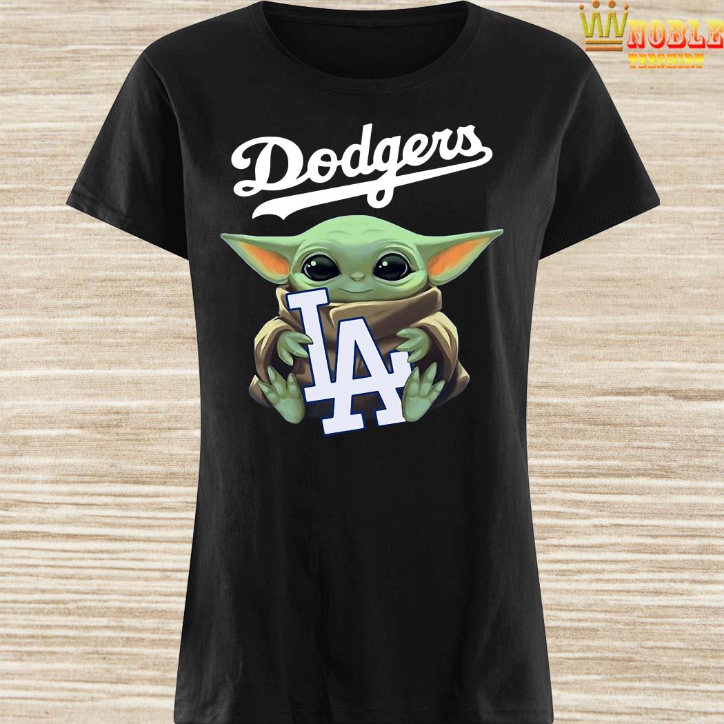 baby yoda dodgers shirt