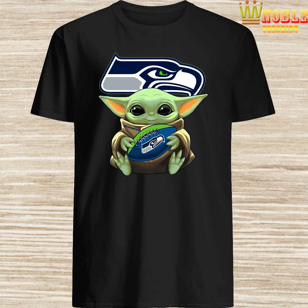 Baby Yoda hug Seattle Seahawks shirt, hoodie, sweater, long sleeve and tank  top