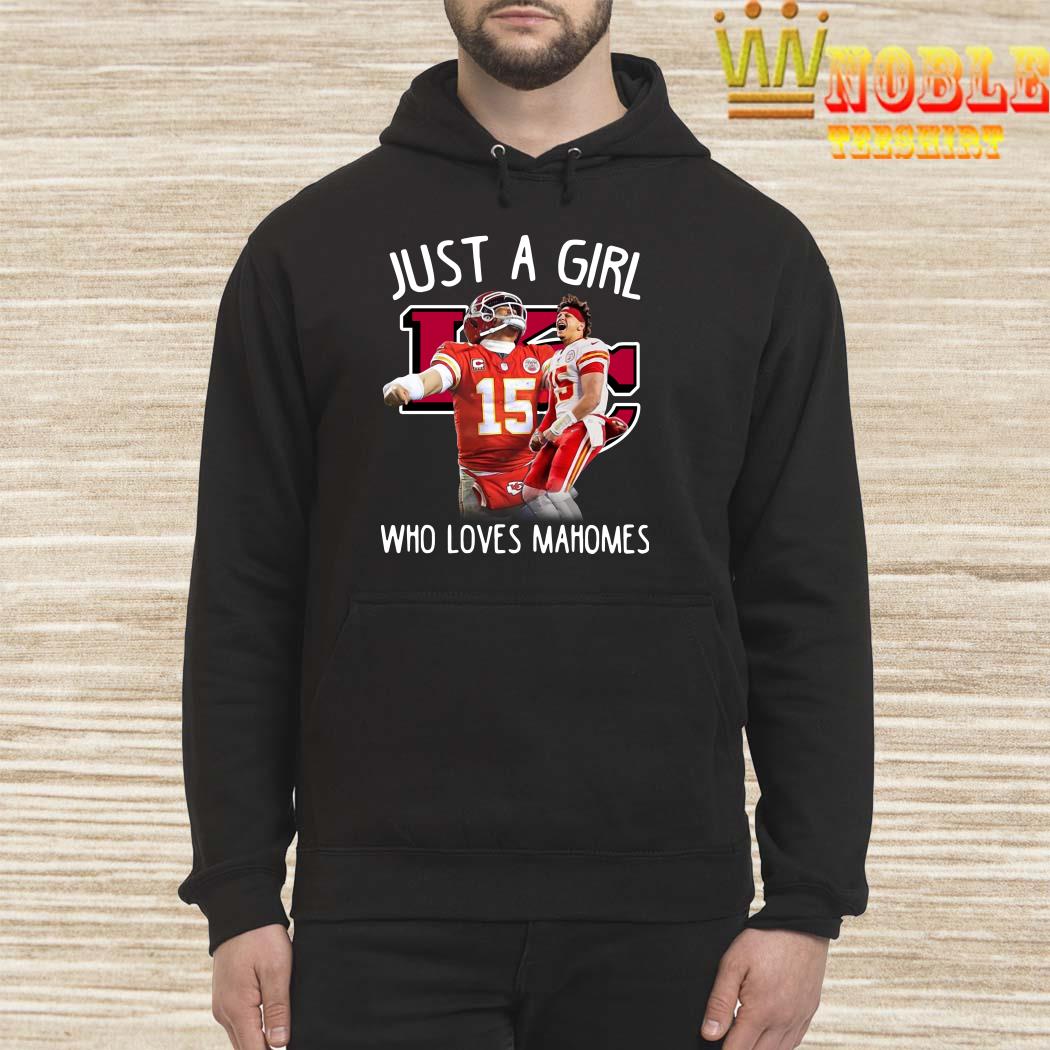 Kansas City Chiefs Just A Girl Who Love Mahomes Shirt - ReviewsTees