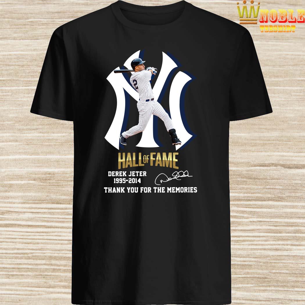 02 Hall of Fame Derek Jeter 1995-2014 Thank You for The Memories Shirt