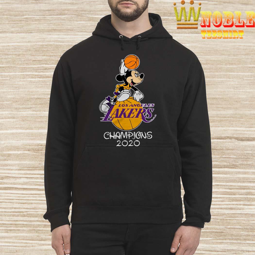 Mickey Mouse Los Angeles Lakers Champions 2020 T-Shirt, hoodie, sweater and  long sleeve