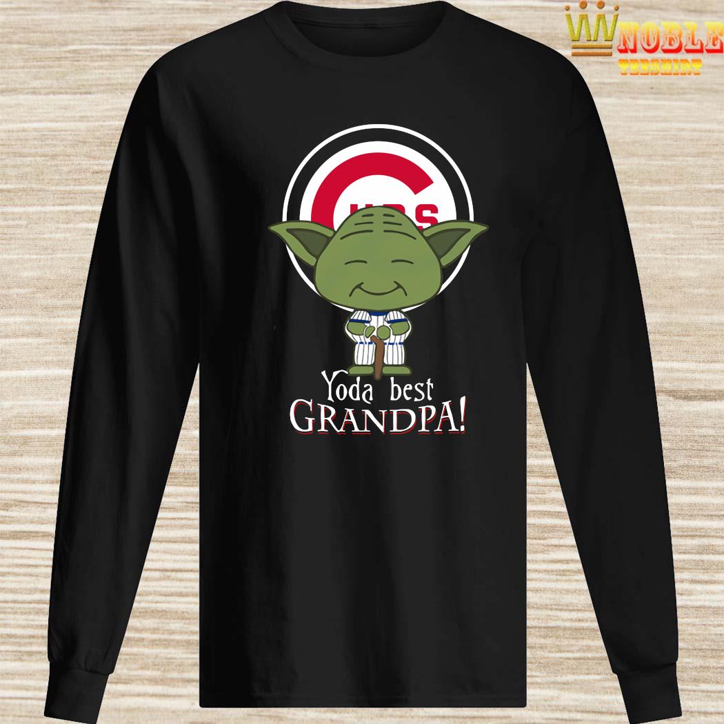 Yoda best grandpa Chicago Cubs shirt, hoodie, sweater and long sleeve