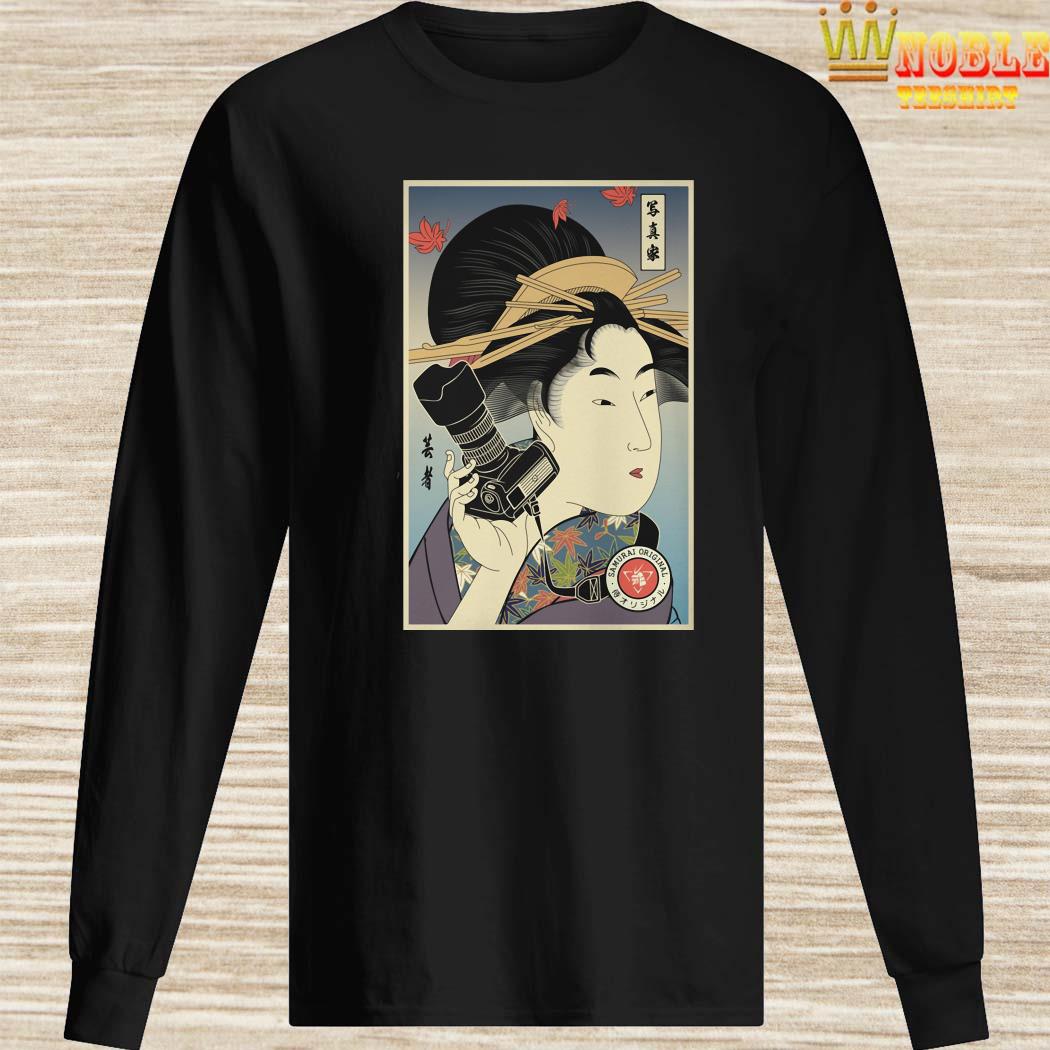 samurai photographer t shirt