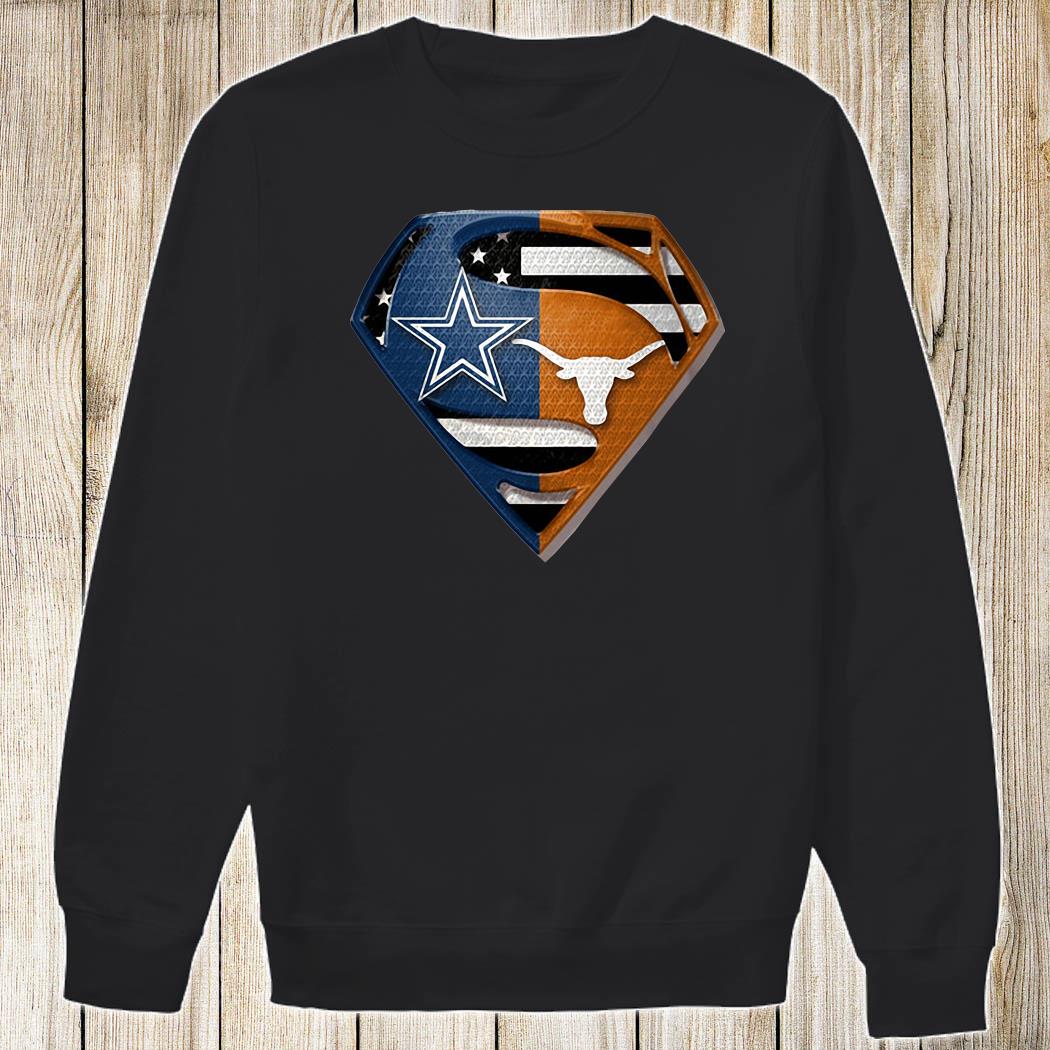 Dallas Cowboys and nebraska cornhuskers superman shirt, hoodie, sweater,  long sleeve and tank top