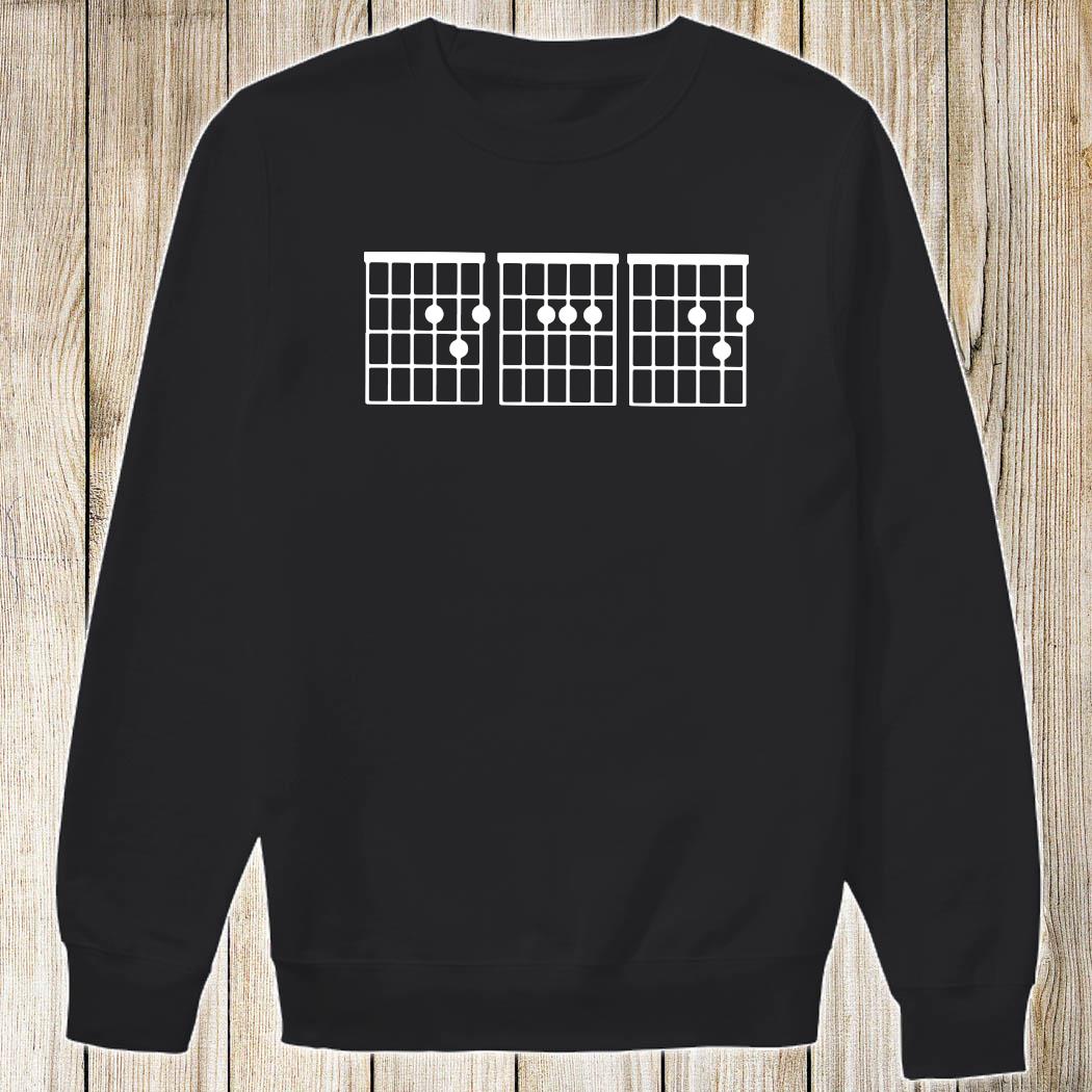 guitar chords shirt