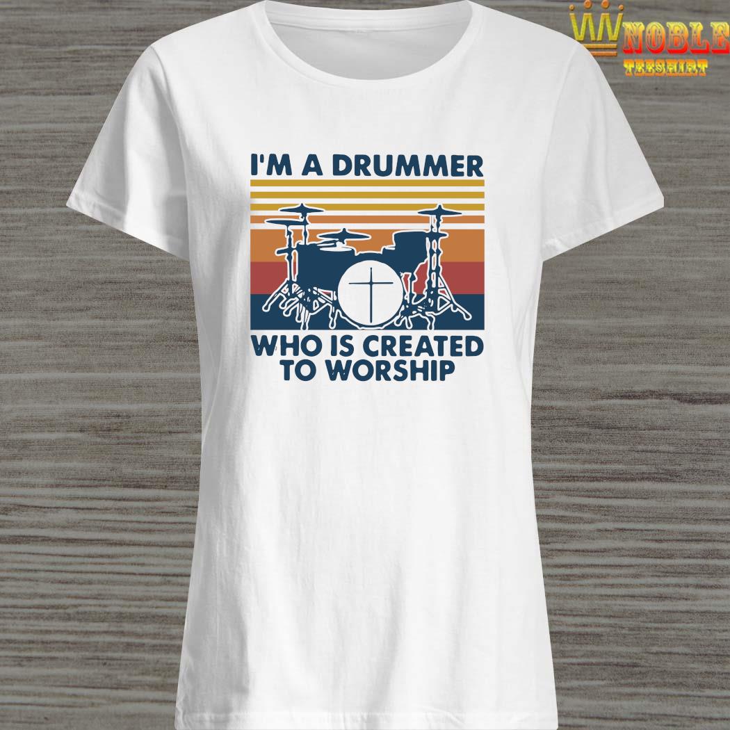 worship drummer t shirt