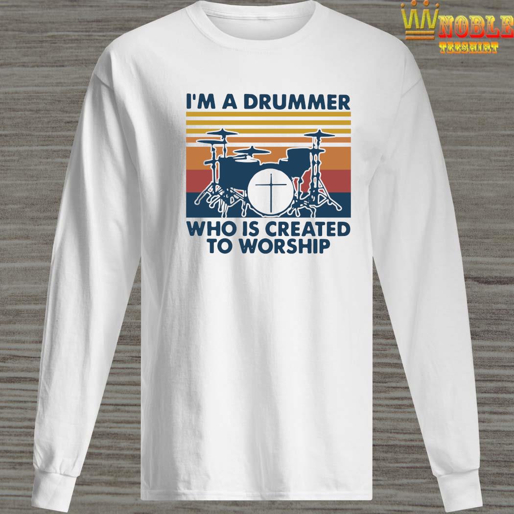 worship drummer t shirt