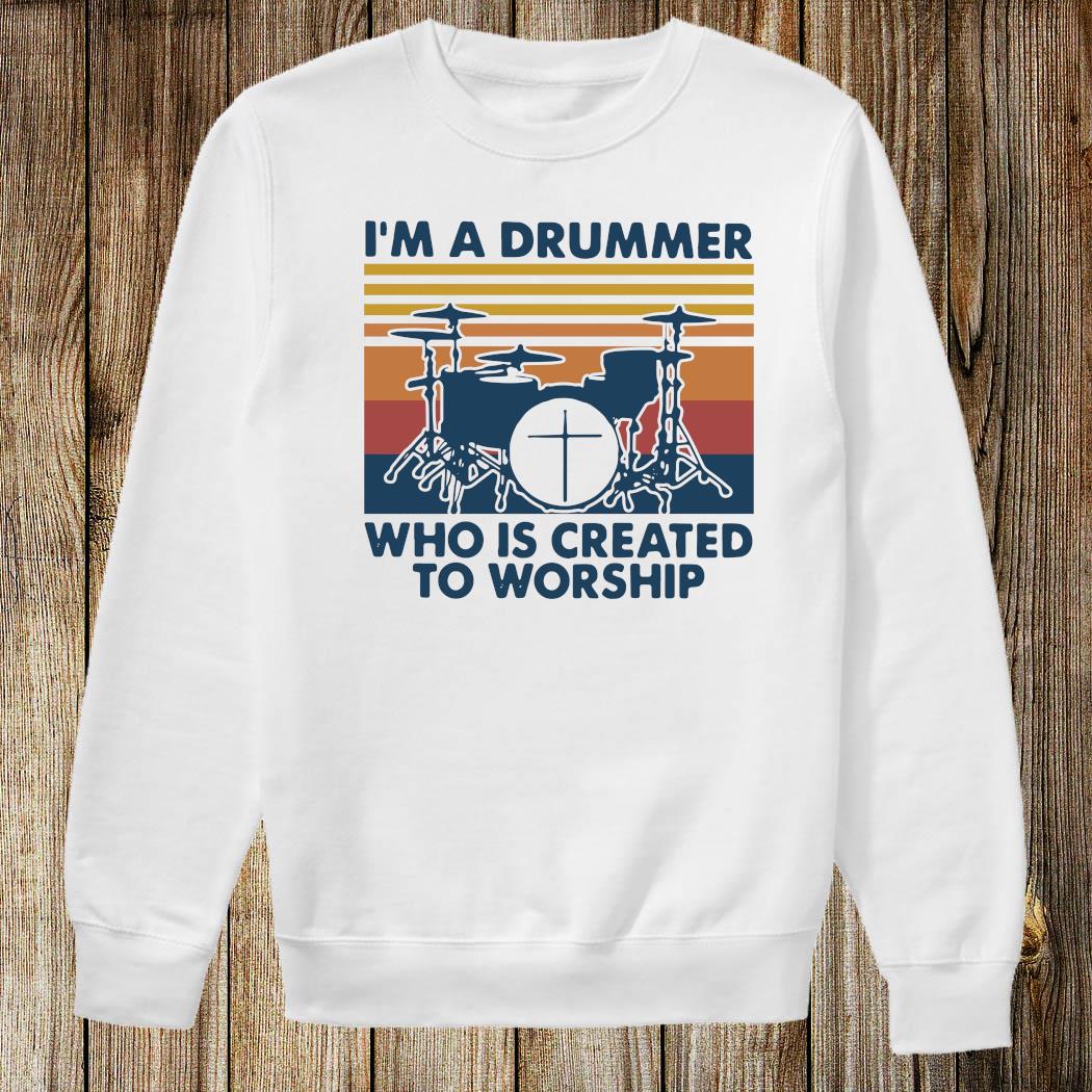 worship drummer t shirt