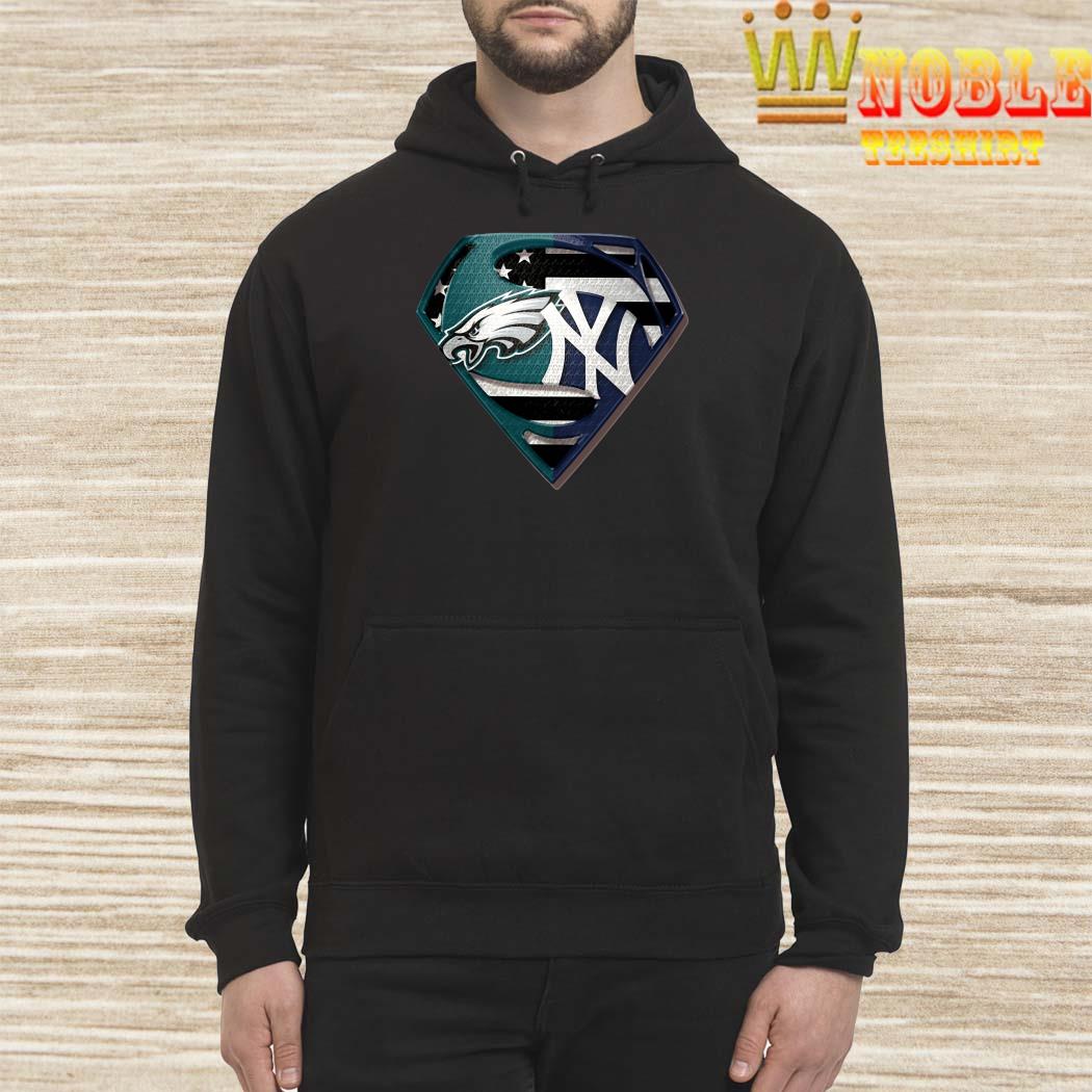 Philadelphia Eagles And New York Yankees Superman Shirt, hoodie, tank top,  sweater and long sleeve t-shirt