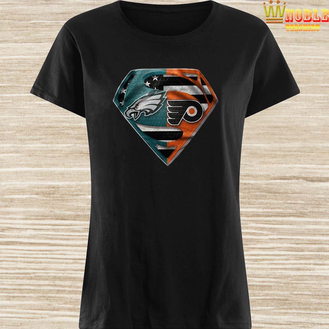 Philadelphia Eagles And Philadelphia Flyers Superman Shirt, hoodie, tank  top, sweater and long sleeve t-shirt