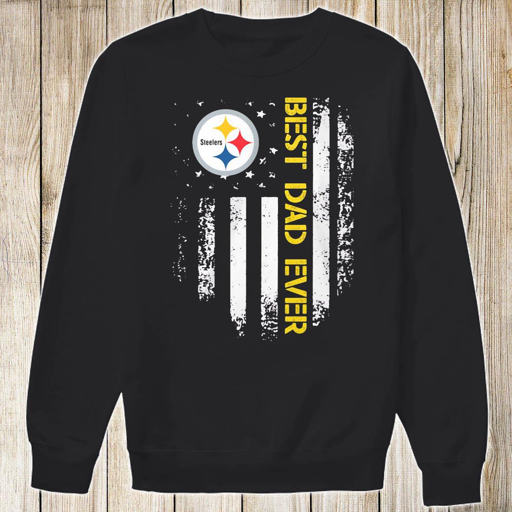 Pittsburgh Steelers best dad ever logo shirt, hoodie, sweater