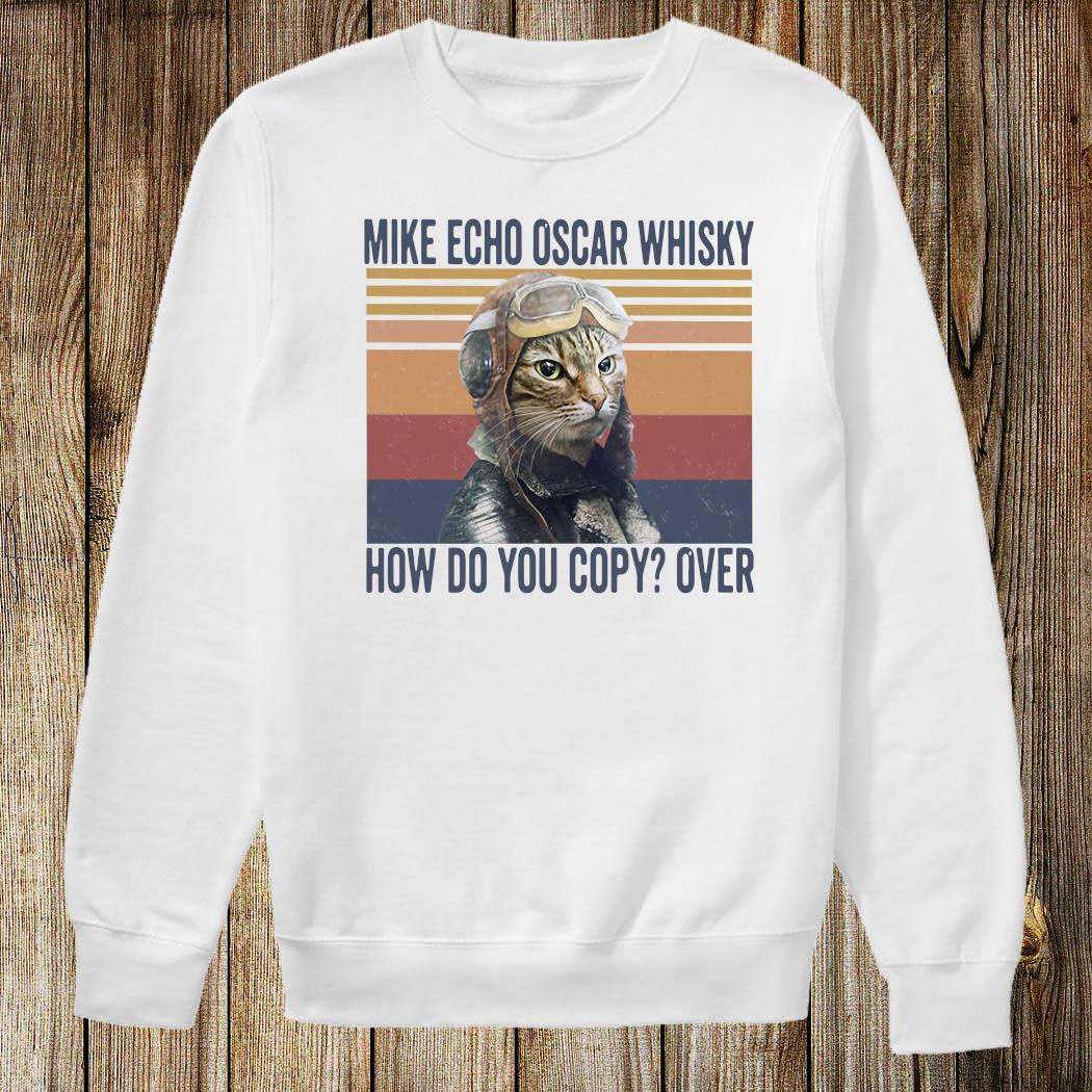 mike echo oscar whiskey cat shirt