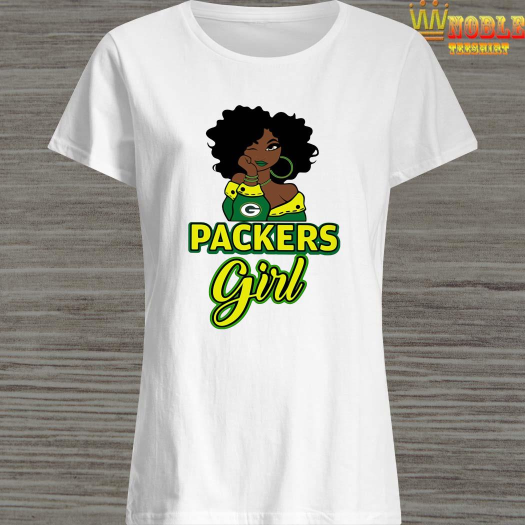 Black Girl Green Bay Packer Shirt, hoodie, tank top, sweater and