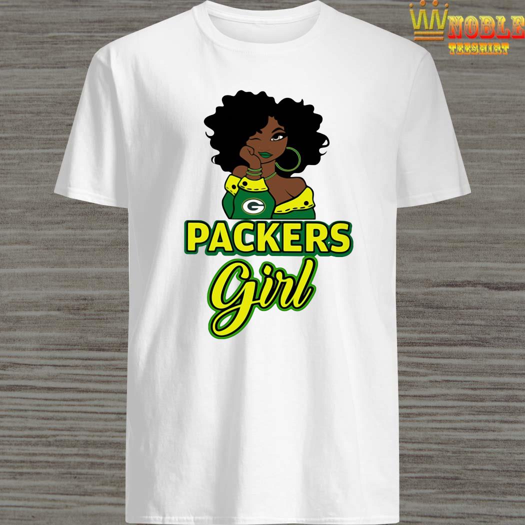 Black Girl Green Bay Packer Shirt, hoodie, tank top, sweater and long  sleeve t-shirt