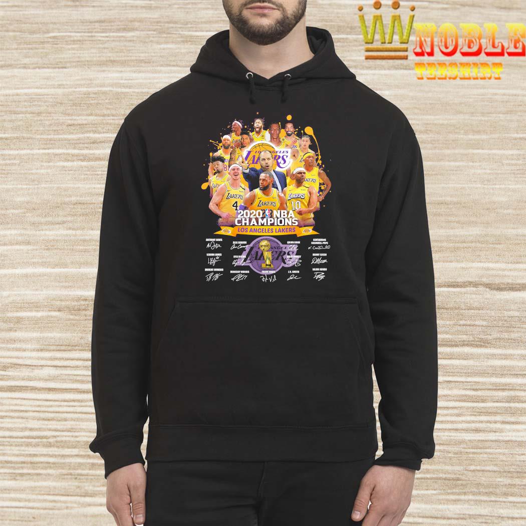 Los Angeles Lakers 2020 NBa Champion signatures shirt, hoodie, sweater,  long sleeve and tank top