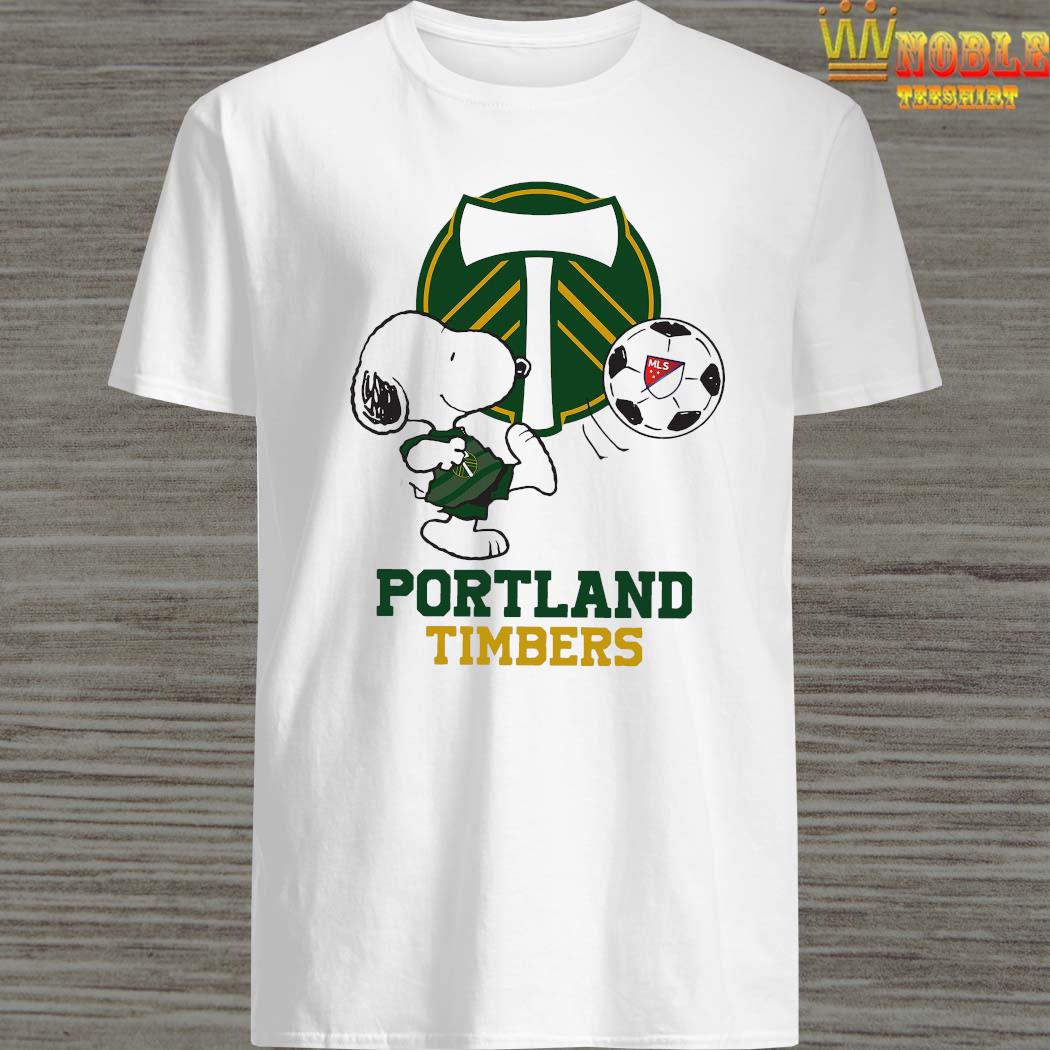 Snoopy playing Soccer Portland Timbers shirt, hoodie, sweater, long sleeve  and tank top